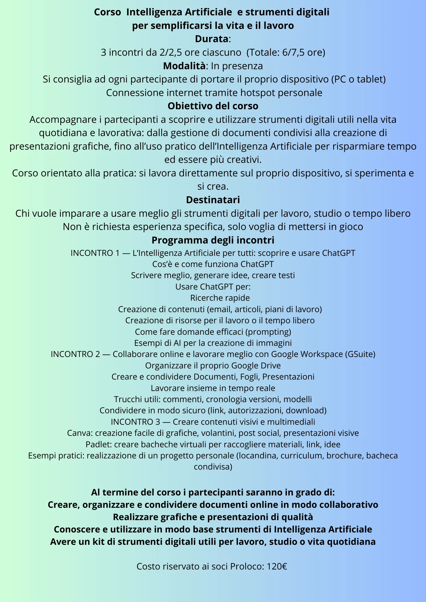 Corsi 2025/26 – foto 2